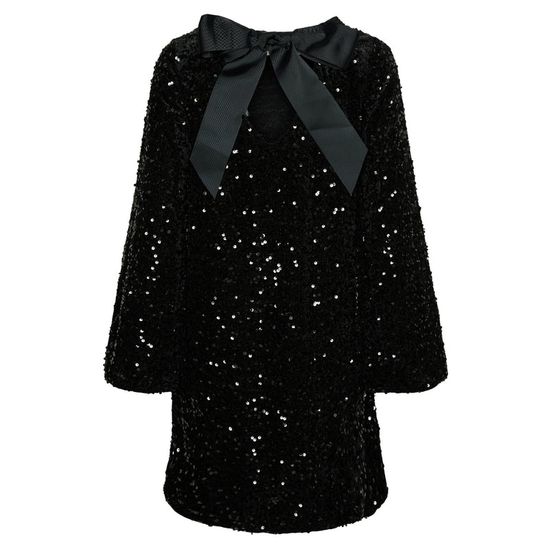 PIECES PIECES dam klänning PCKAM Dress Black Black sequins
