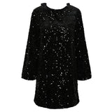 PIECES PIECES dam klänning PCKAM Dress Black Black sequins
