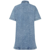 PIECES PIECES dam klänning PCKENYA Dress Medium blue denim