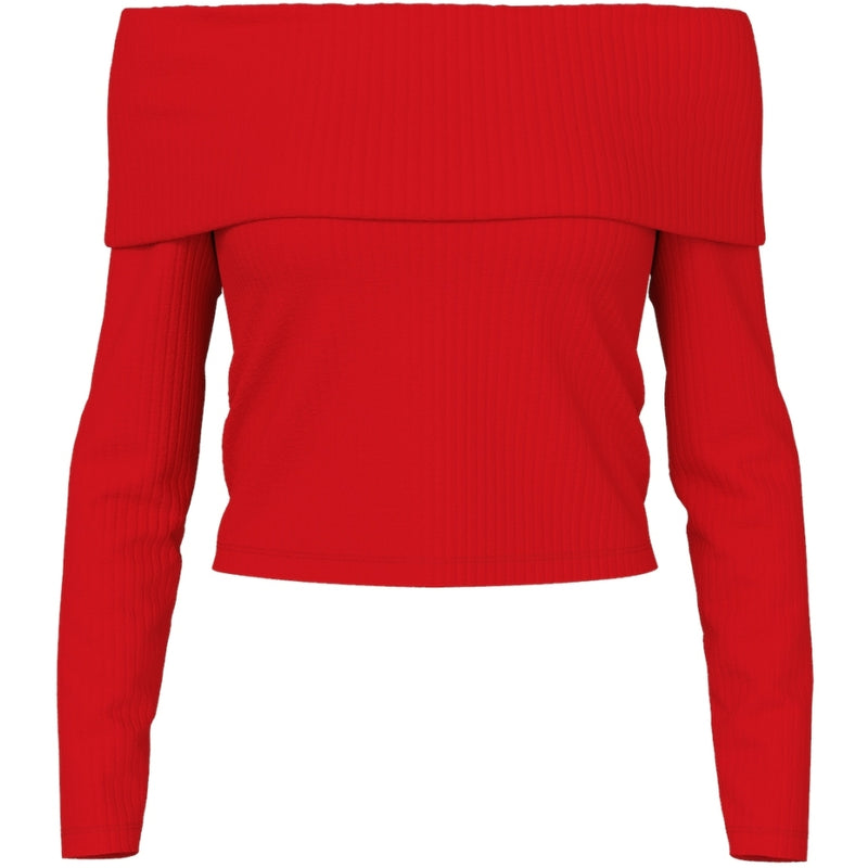 PIECES PIECES dam top PCLAYA Blouse High risk red