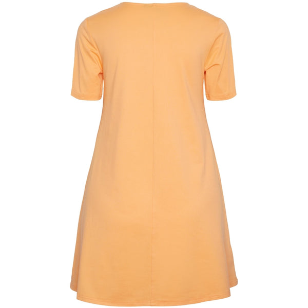 PIECES PIECES dam klänning PCMYNTE Dress Orange Chiffon