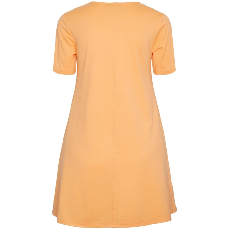 PIECES PIECES dam klänning PCMYNTE Dress Orange Chiffon