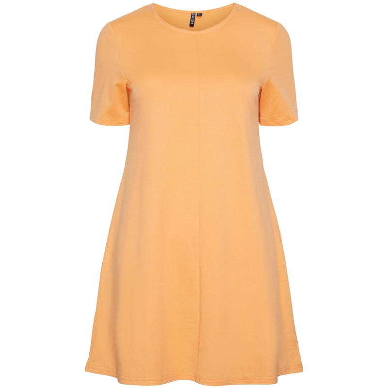 PIECES PIECES dam klänning PCMYNTE Dress Orange Chiffon