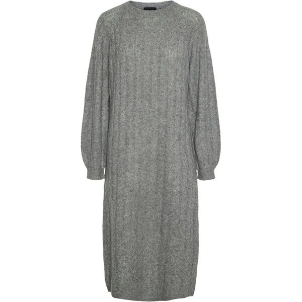 PIECES PIECES dam klänning PSMAGGY Dress Medium grey melange