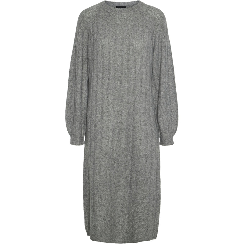 PIECES PIECES dam klänning PSMAGGY Dress Medium grey melange