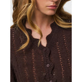 PIECES PIECES dam kofta PCADA Cardigan Ganache