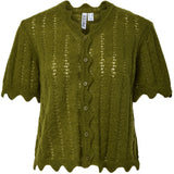 PIECES PIECES dam kofta PCADA Cardigan Sphagnum