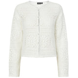 PIECES PIECES dam kofta PCBONNIE Cardigan Cloud Dancer