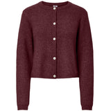 PIECES PIECES dam kofta PCSILLY Cardigan Tawny Port MELANGE
