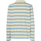 PIECES PIECES dam polo PCFRANKIE Polo Cloud Cream BLUE-SILVER MINK-WHITE