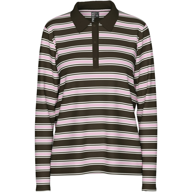 PIECES PIECES dam polo PCFRANKIE Polo Delicioso PINK TULLE-CLOUD DANCER