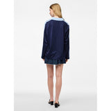 PIECES PIECES dam polo PCGRACE Polo Maritime Blue Cashmere blue stripe