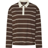 PIECES PIECES dam polo PCSADIE Polo Chicory Coffee Cloud dancer