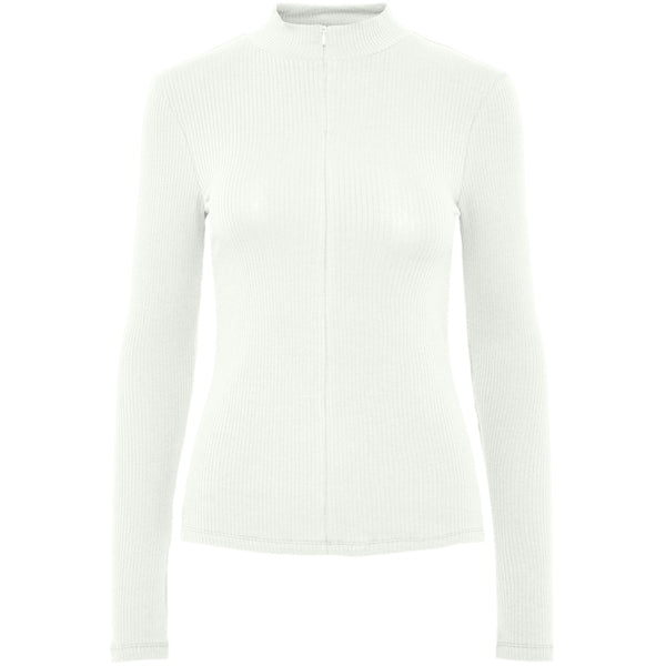 PIECES PIECES dam pullover PCKITTE Pullover Bright White