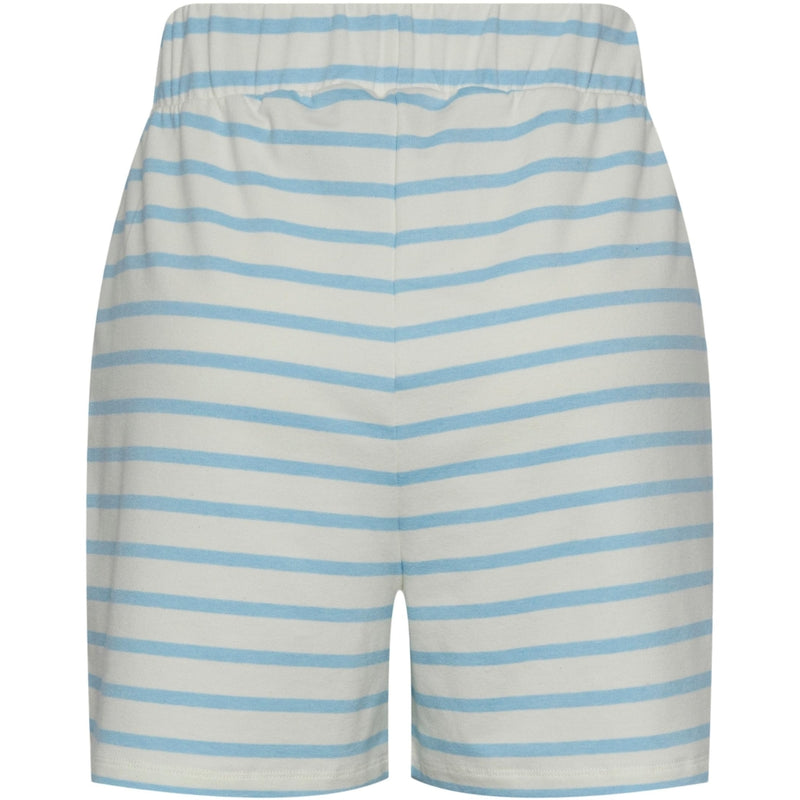 PIECES PIECES dam shorts PCBIBBI Restudsalg Cloud Dancer AIRY BLUE