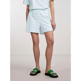PIECES PIECES dam shorts PCBIBBI Restudsalg Cloud Dancer AIRY BLUE