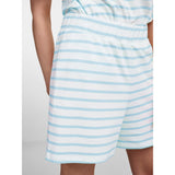 PIECES PIECES dam shorts PCBIBBI Restudsalg Cloud Dancer AIRY BLUE
