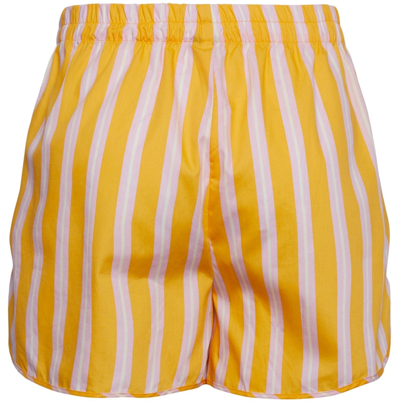 PIECES PIECES dam shorts PCLETTY Shorts Banana With stripes
