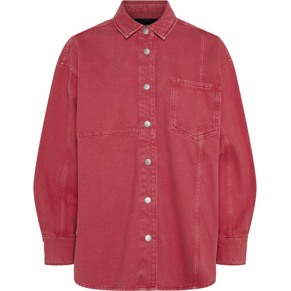 PIECES PIECES dam skjorta PCFRIA Shirt High Risk Red Washed