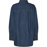 PIECES PIECES dam skjorta PCMAISIE Shirt Dark Blue Denim