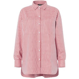 PIECES PIECES dam skjorta PCMELIA Shirt Roseate Spoonbill Stripes ADRENALINE RUSH
