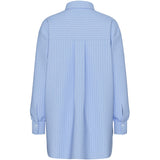 PIECES PIECES dam skjorta PCMELIA Shirt Grapemist Stripes bright white