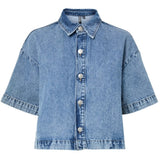 PIECES PIECES dam skjorta PCSKY Shirt Medium blue denim