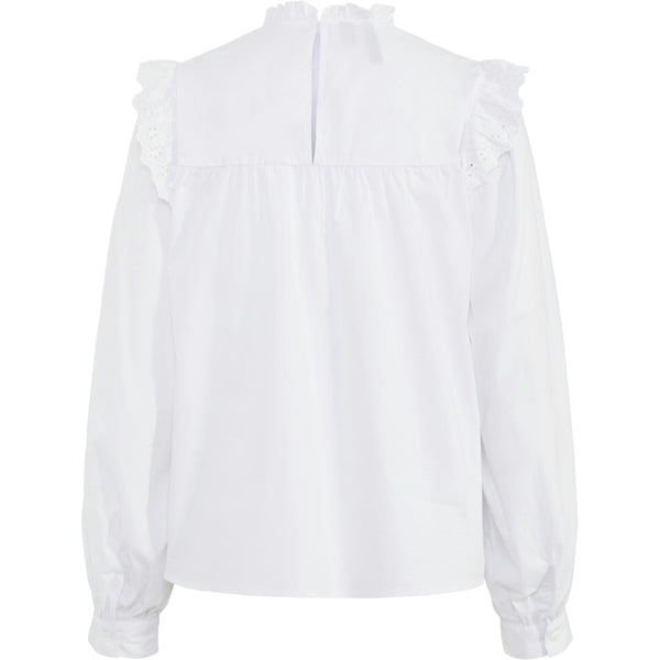 PIECES PIECES dam skjorta PCVELA Shirt Bright White