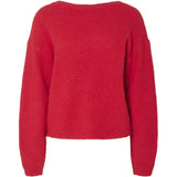PIECES PIECES dam stickad PCALLISON Restudsalg High Risk Red Bow