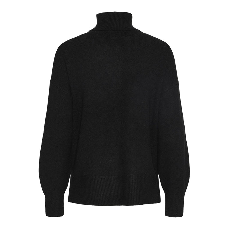 PIECES PIECES dam stickad PCMALOU Restudsalg Black