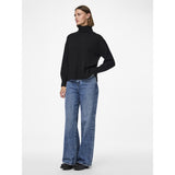 PIECES PIECES dam stickad PCMALOU Restudsalg Black