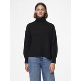 PIECES PIECES dam stickad PCMALOU Restudsalg Black