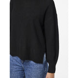 PIECES PIECES dam stickad PCMALOU Restudsalg Black