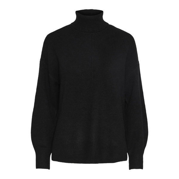 PIECES PIECES dam stickad PCMALOU Restudsalg Black