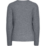 PIECES PIECES dam stickad PCSILLY Knit Medium grey melange