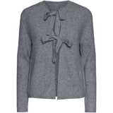 PIECES PIECES dam stickad PCSILLY Knit Medium grey melange