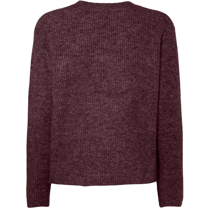 PIECES PIECES dam stickad PCSILLY Knit Tawny Port