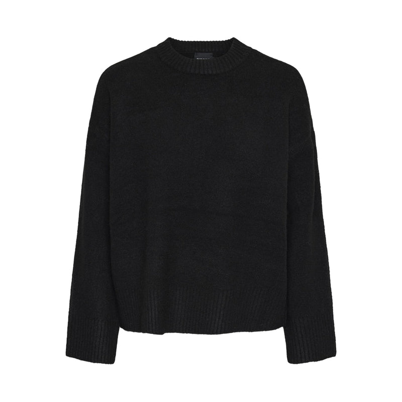 PIECES PIECES dam stickad tröja PCANA Knit Black