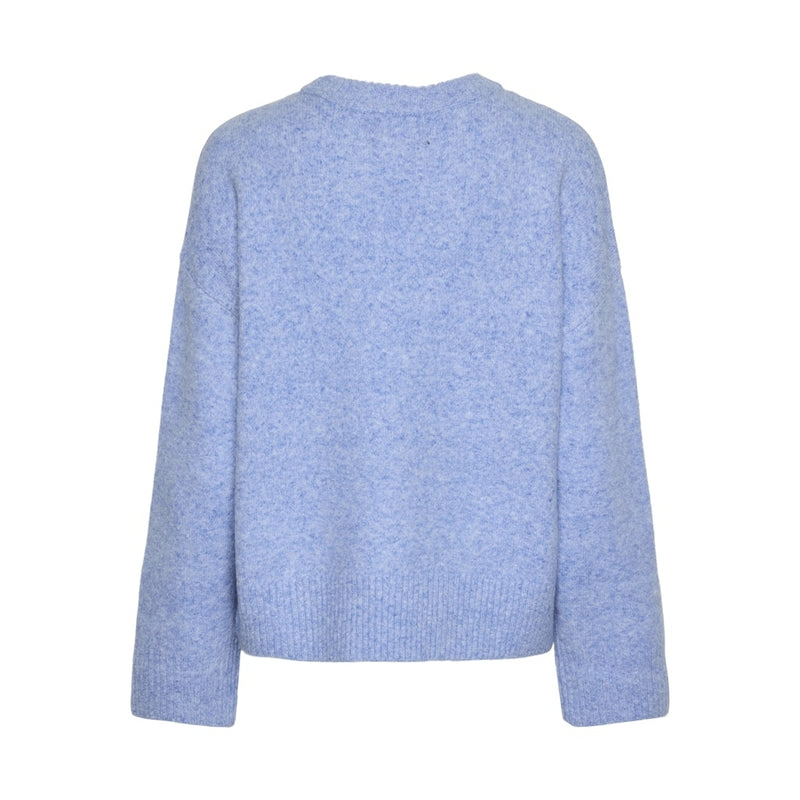PIECES PIECES dam stickad tröja PCANA Knit Star Sapphire