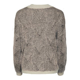 PIECES PIECES dam stickad tröja PCJENNA Knit Whitecap Gray black