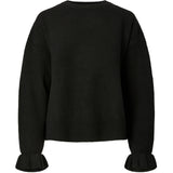 PIECES PIECES dam stickad tröja PCSALLY Knit Black