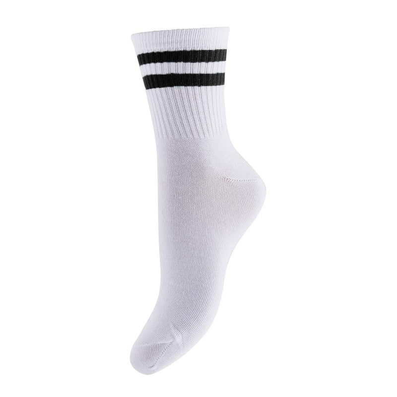 PIECES PIECES dam strumpor PCCALLY Socks Bright White BLC