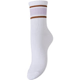 PIECES PIECES dam strumpor PCSABINE Socks Bright White WIDE-PASTEL LILAC-TOAS
