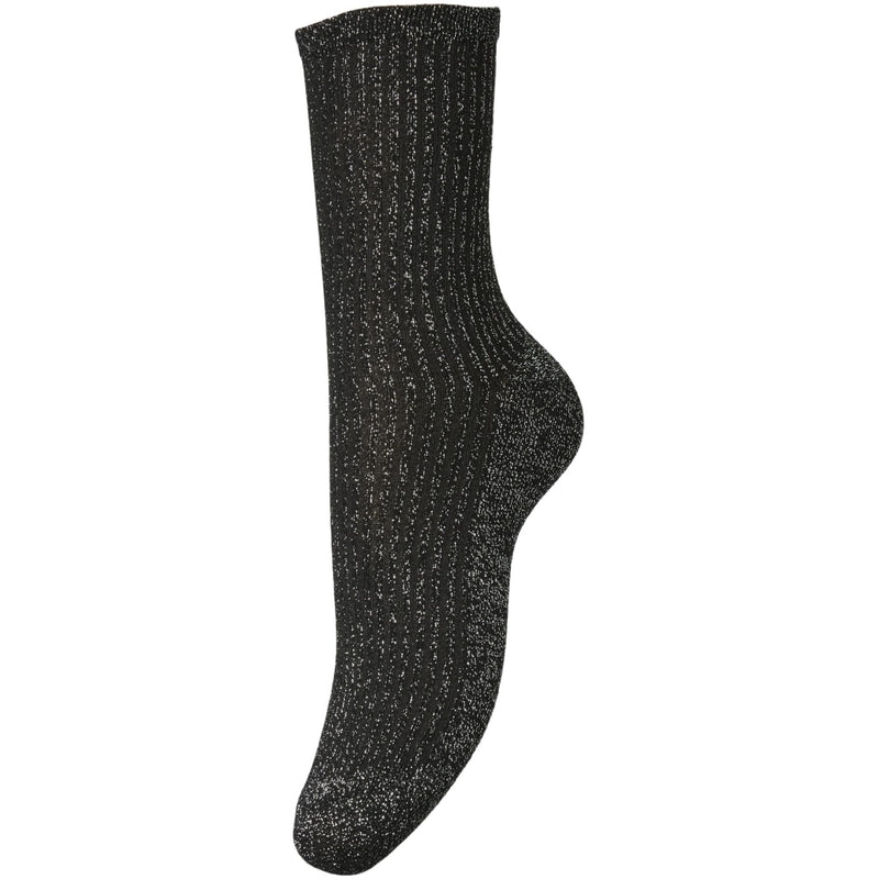 PIECES PIECES dam strumpor PCSEBBY Socks Black Stripe