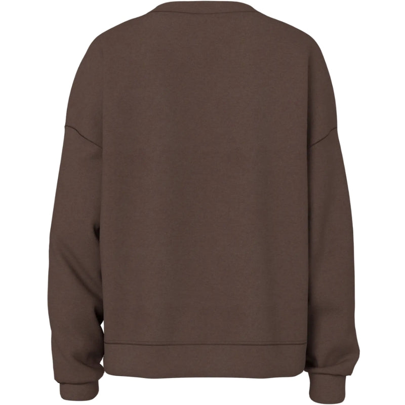 PIECES PIECES dam sweatshirt PCCHILLI Sweatshirt Hot Fudge