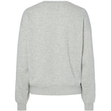 PIECES PIECES dam sweatshirt PCCHILLI Sweatshirt Light Grey Melange