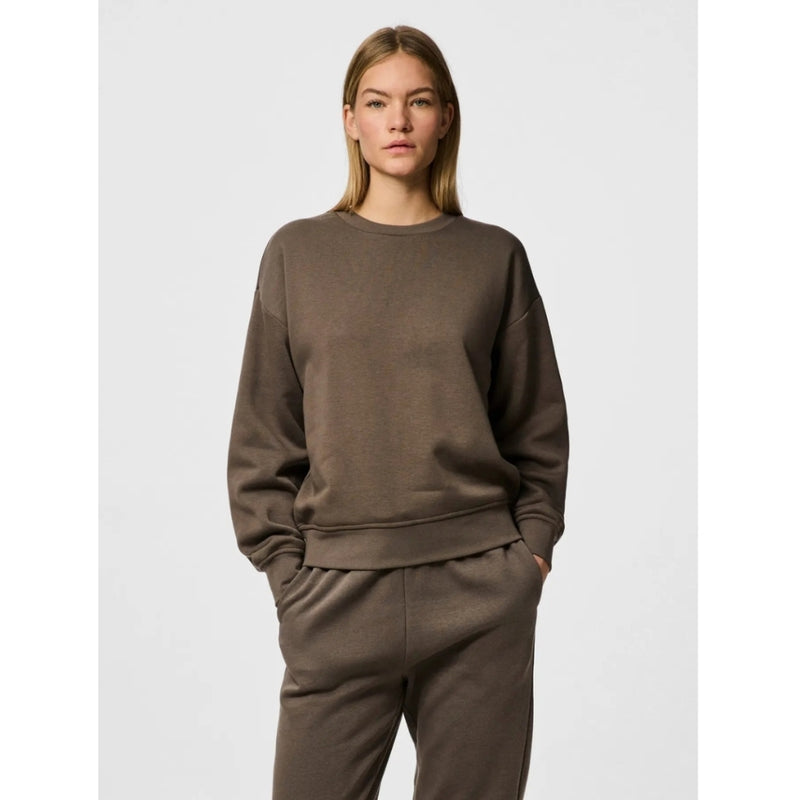 PIECES PIECES dam sweatshirt PCCHILLI Sweatshirt Morel