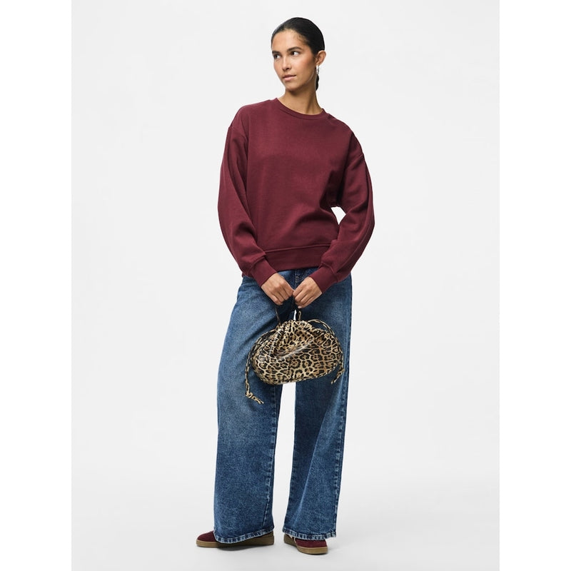 PIECES PIECES dam sweatshirt PCCHILLI Sweatshirt Tawny Port