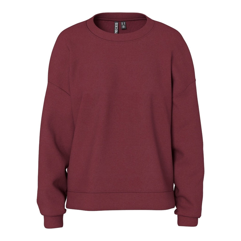 PIECES PIECES dam sweatshirt PCCHILLI Sweatshirt Tawny Port