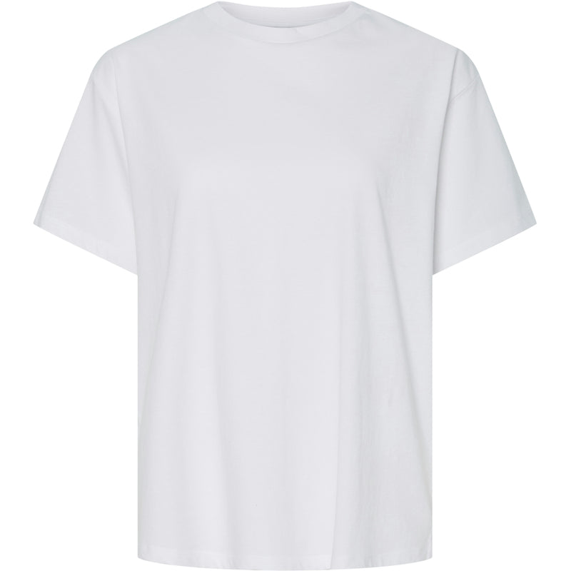 PIECES PIECES dam t-shirt PCALMA T-shirt Bright White RED LA VITA